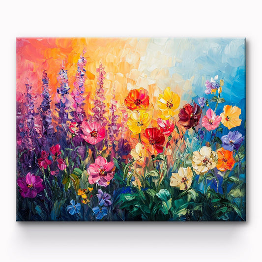Beautiful Flower Painting By Number 1