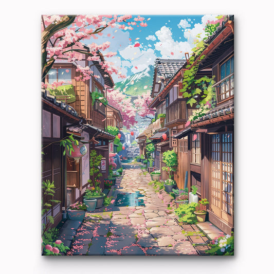 Alley View Painting By Number 1