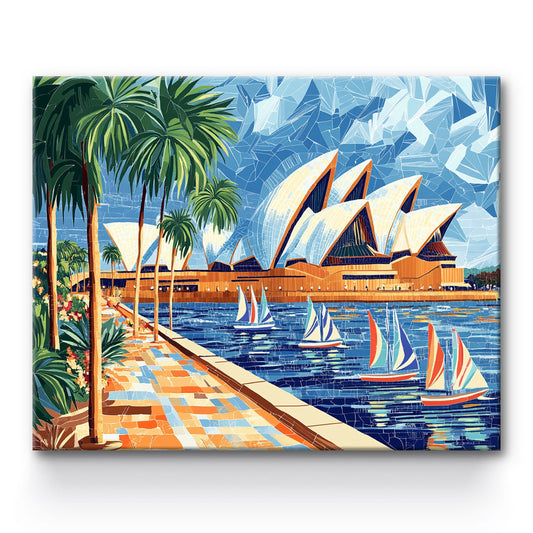 Sydney Opera House Painting By Number 1