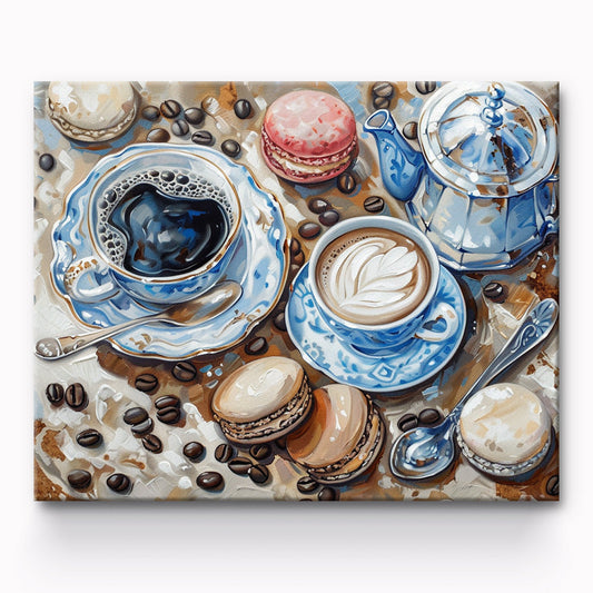 Enjoy Afternoon Tea Time Painting By Number 1