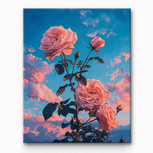 Flower Painting By Number 1