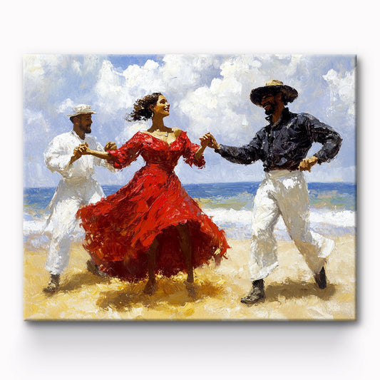 Dancing By The Lake Painting By Number 1