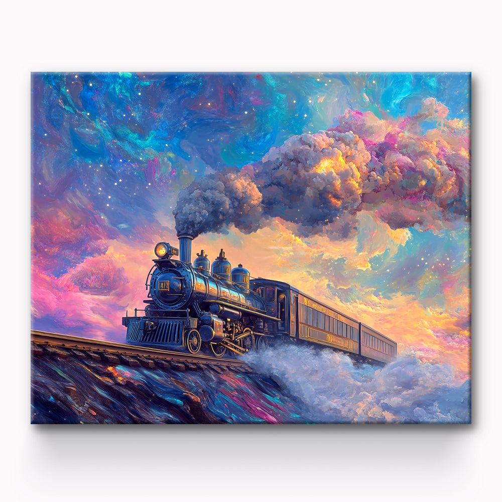 Train Painting By Number 1