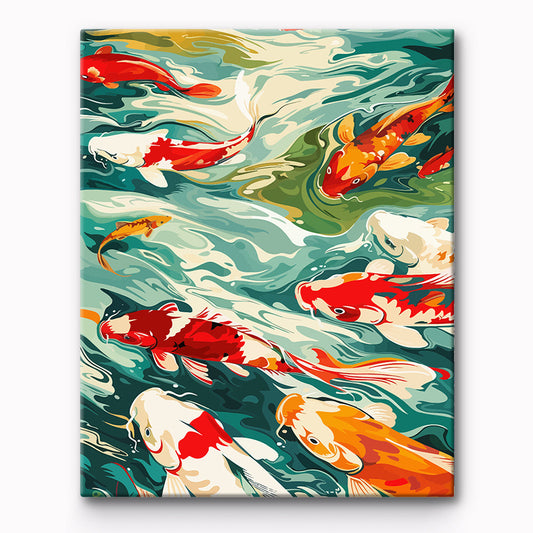 Carps Painting By Number 1