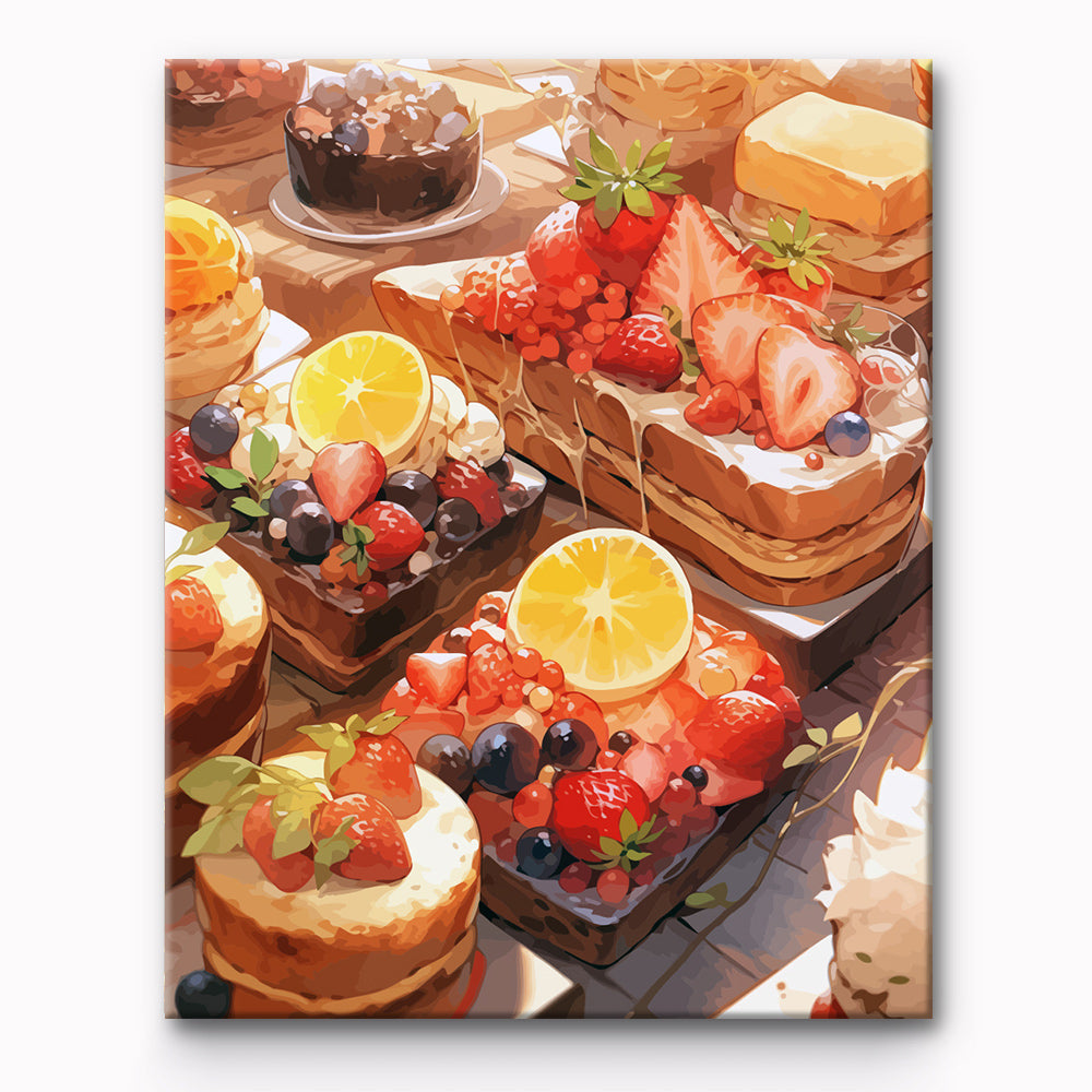 Cake Party Painting By Number 1