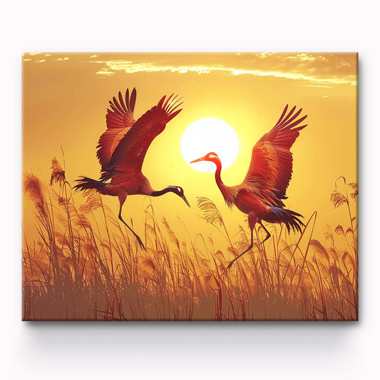 Geese Painting By Number 1