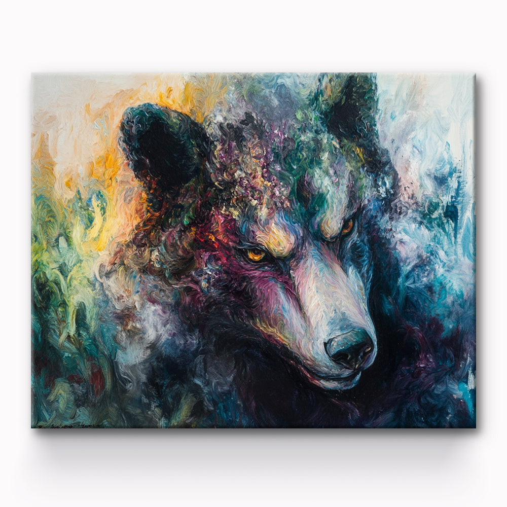 Wolf Painting By Number 1