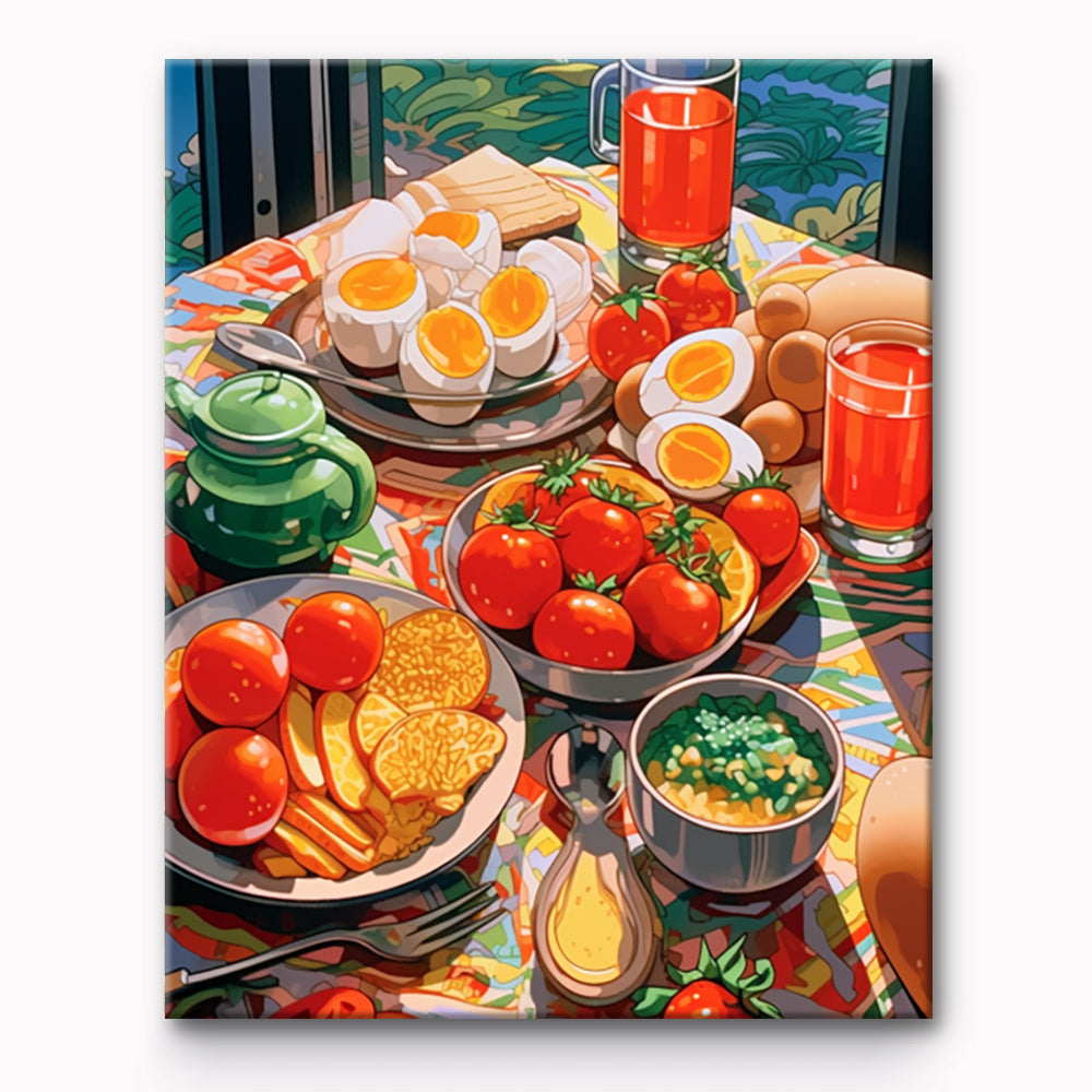 Food Painting By Number 1