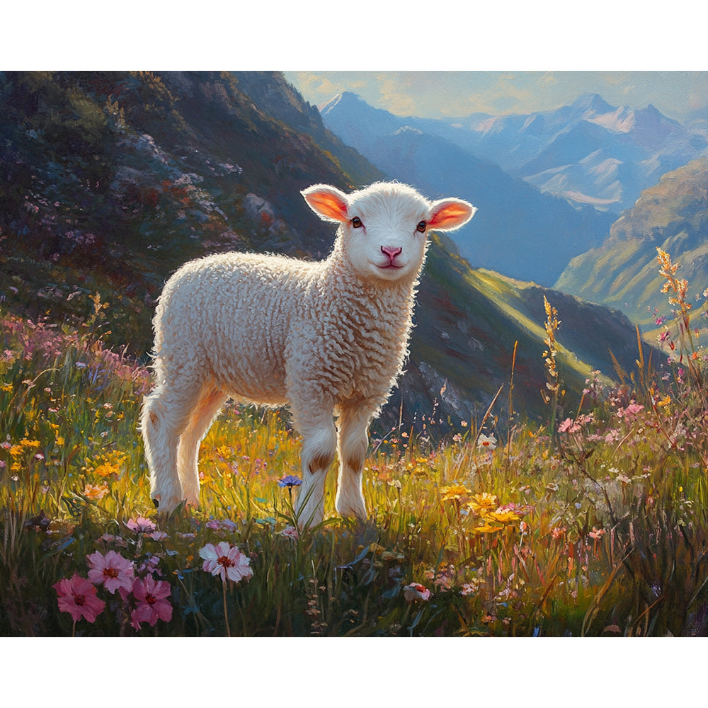 Sheep Painting By Number 2