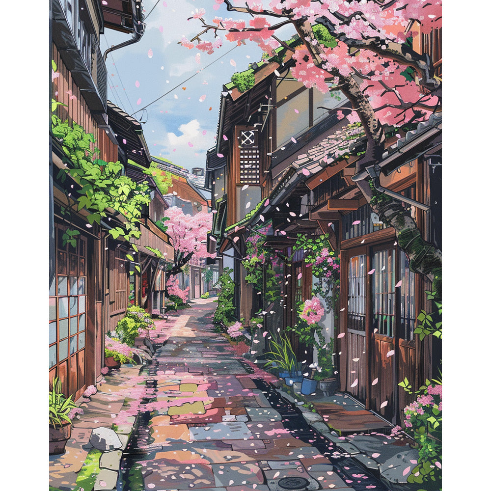 Alley View Painting By Number 2