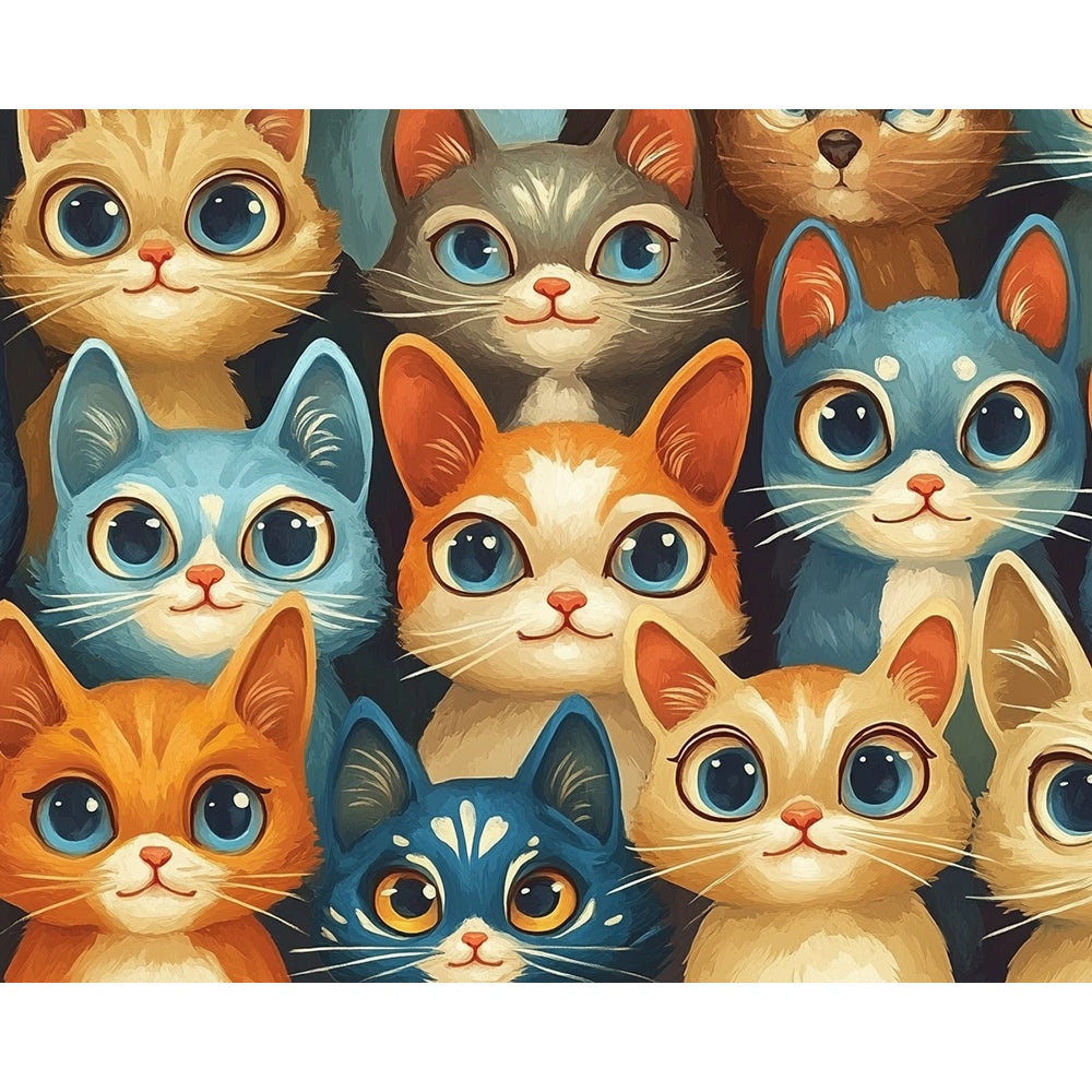 Portraits of animals Painting By Number 2