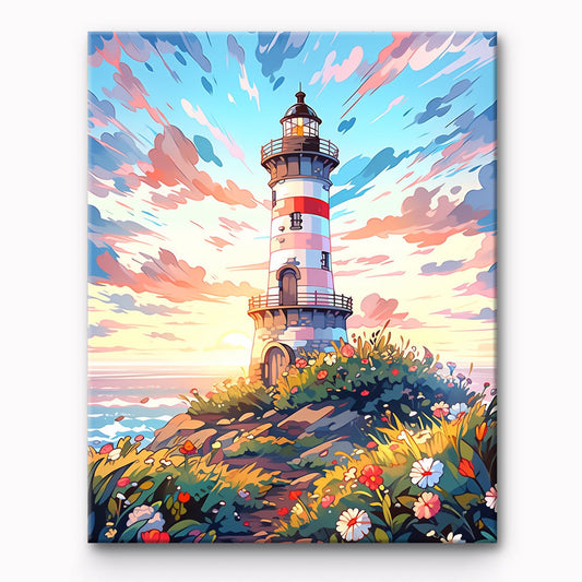 Lighthouses Painting By Number 1