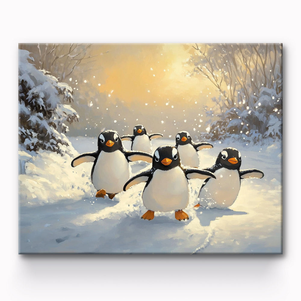 Penguin Painting By Number 1