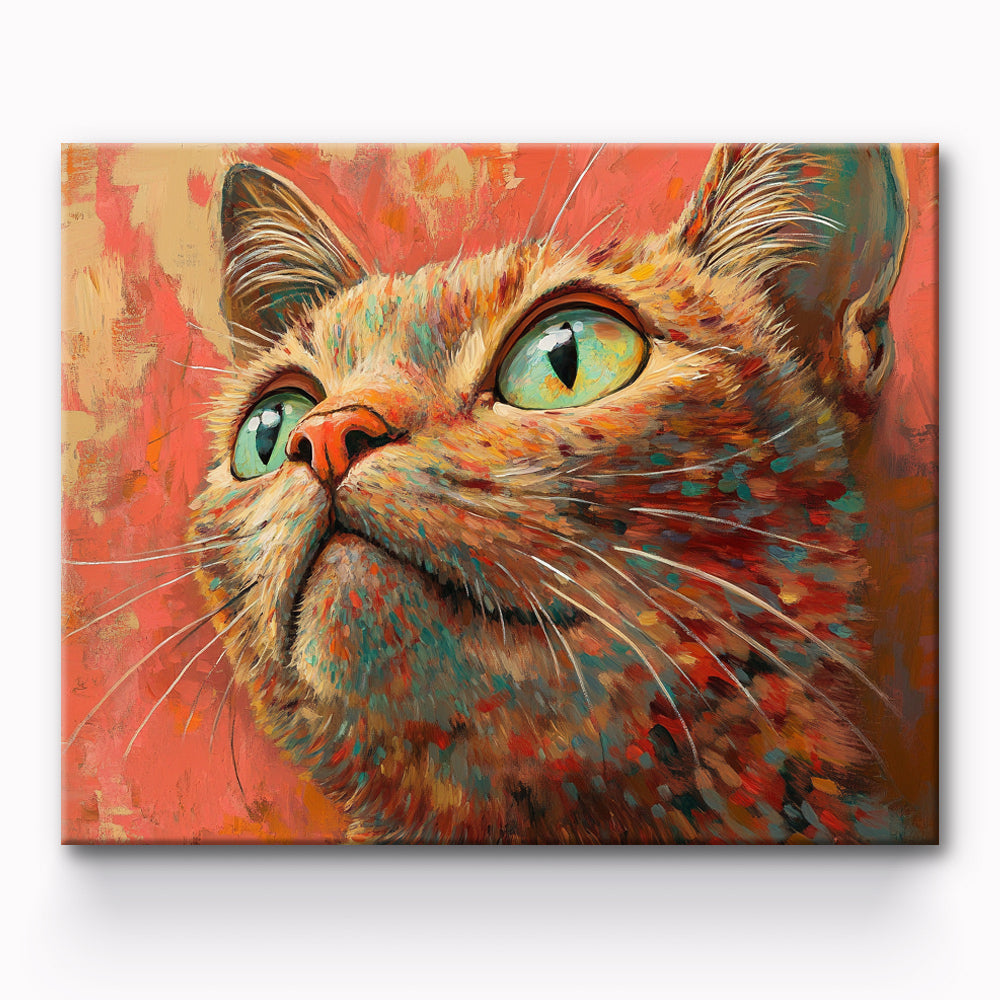 Cat Portrait Painting By Number 1