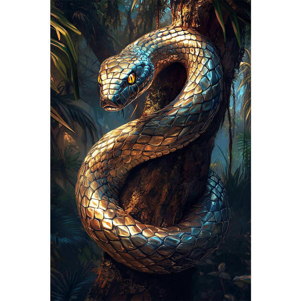 Snake Painting By Number 2