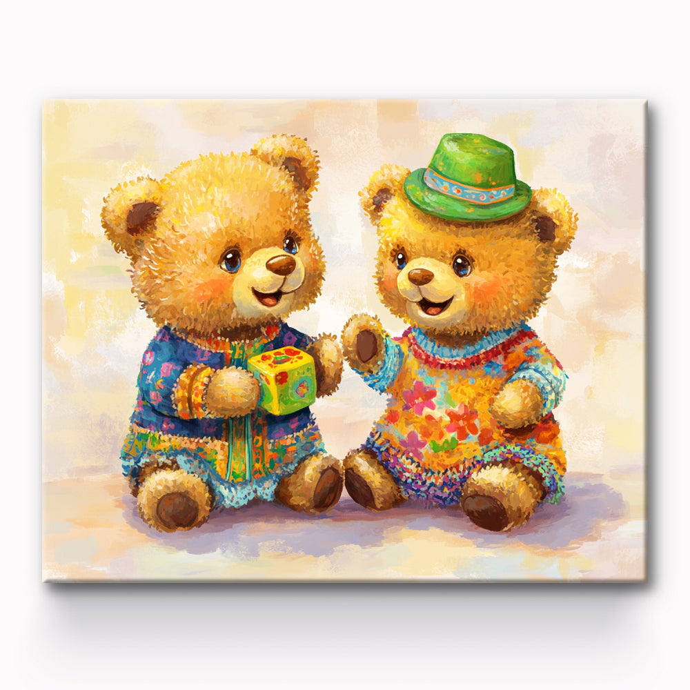Vinnie Bear Painting By Number 1