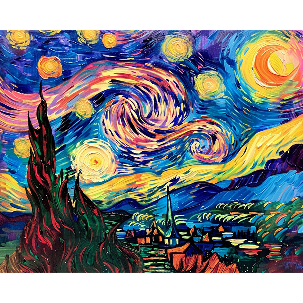 Starry Sky Painting By Number 2