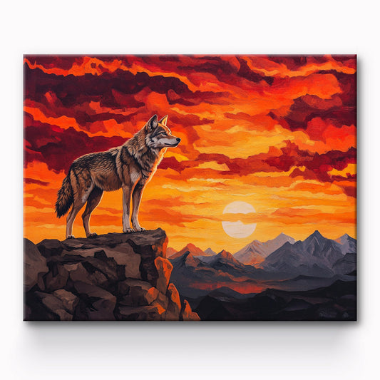 Wolf Painting By Number 1