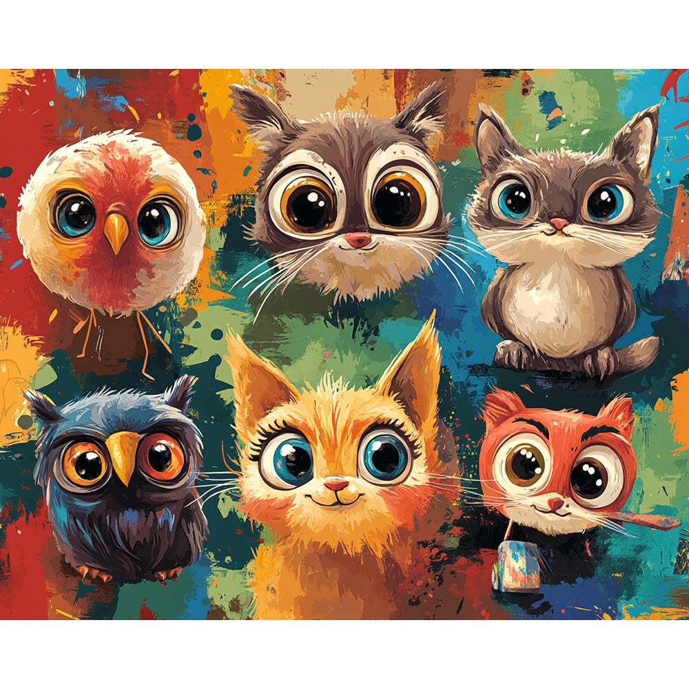 Portraits of animals Painting By Number 2