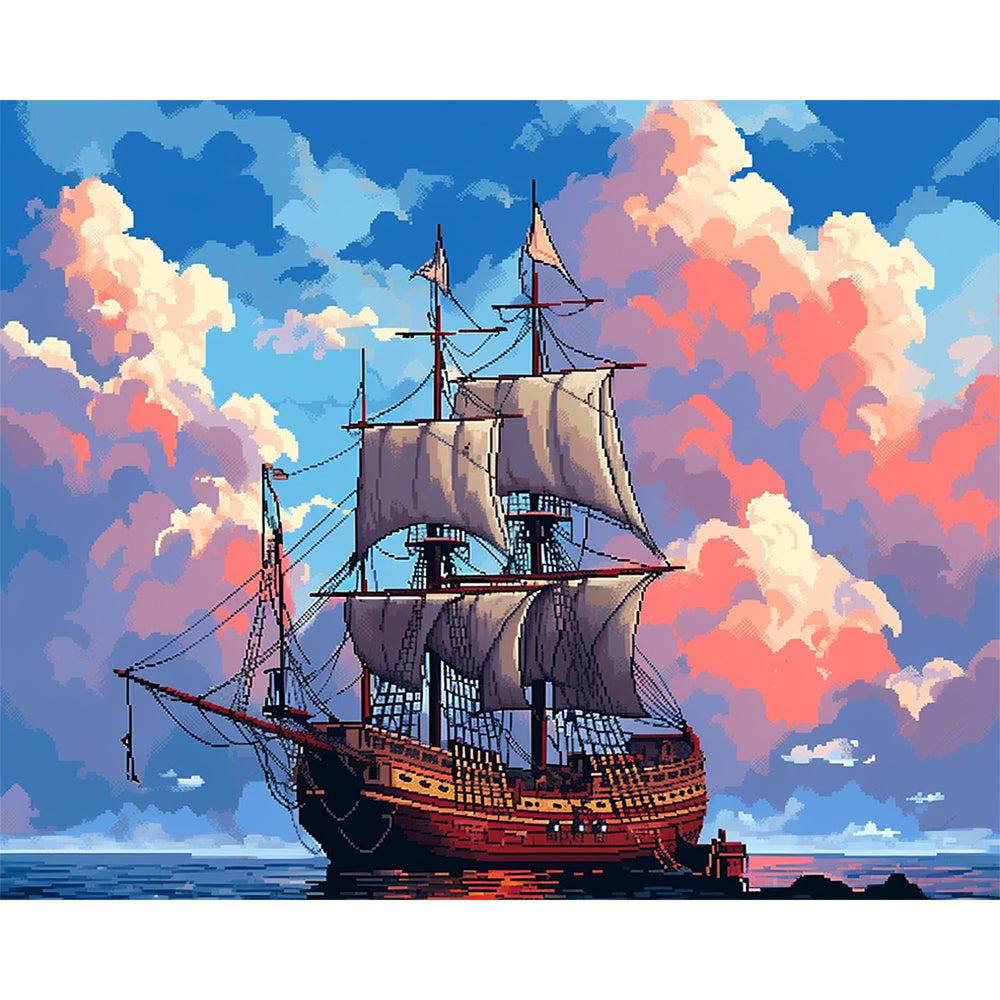 Sailboat Painting By Number 2