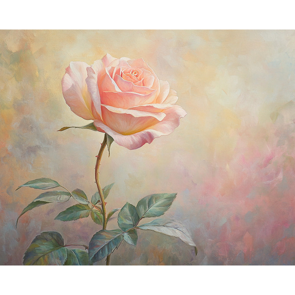 Rose Flower Painting By Number 2