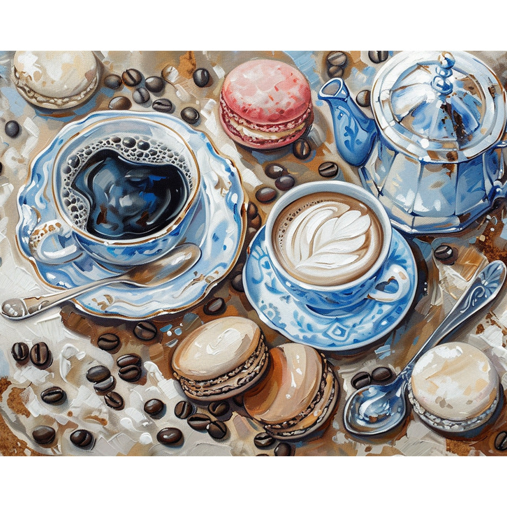 Enjoy Afternoon Tea Time Painting By Number 2