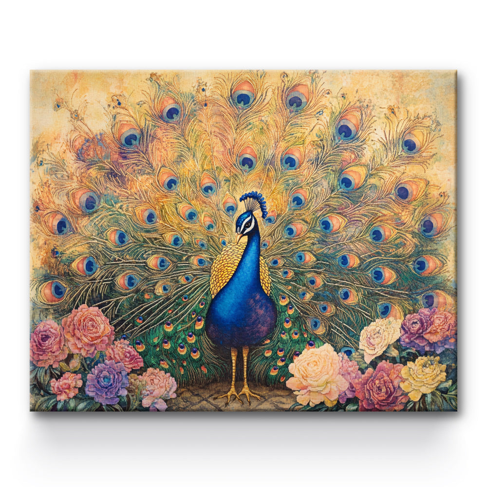 Peacock Painting By Number 1