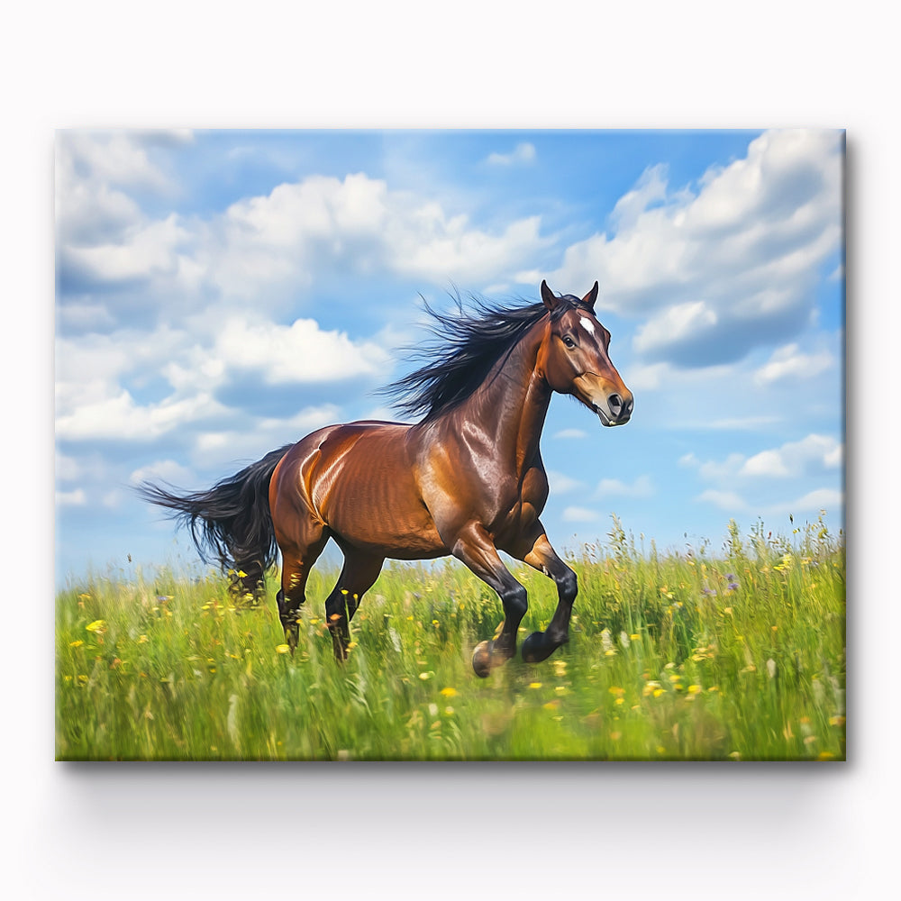 Horse Painting By Number 1