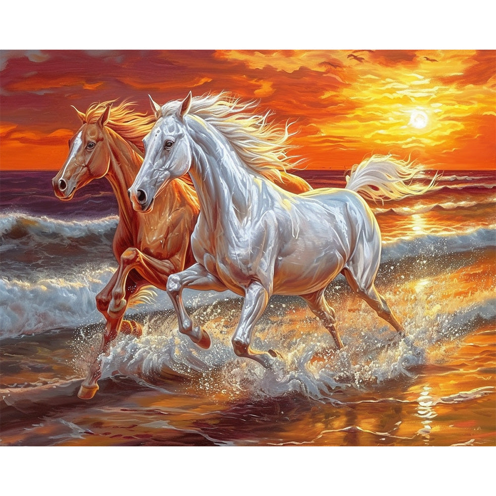 Running Horse Painting By Number 2