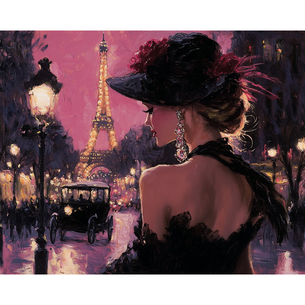The Pretty Lady At The Ball Painting By Number 2
