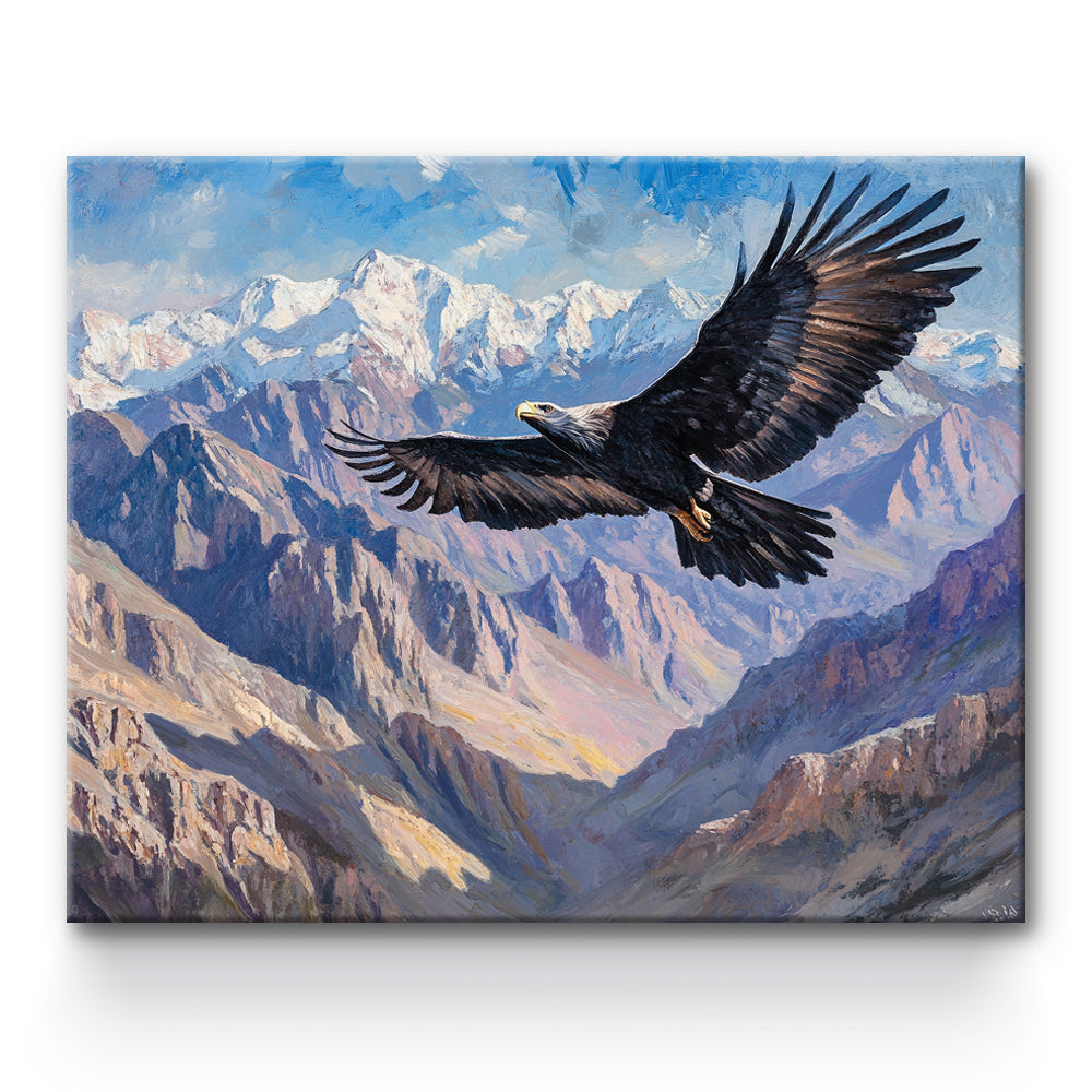 Flying Eagle Painting By Number 1
