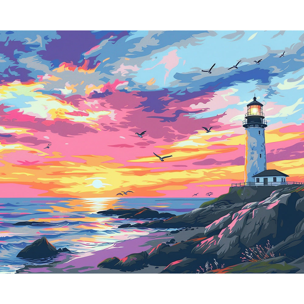 Lighthouse Painting By Number 2
