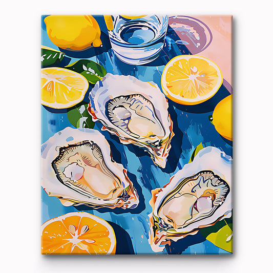 Oyster Lemon Painting By Number 1