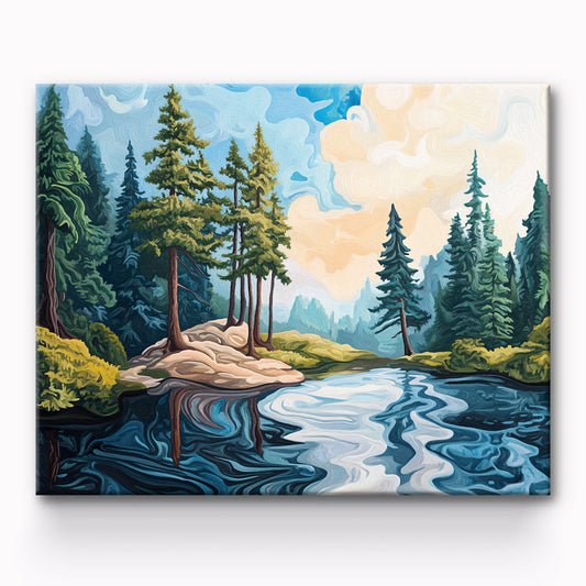 Landscape Painting By Number 1