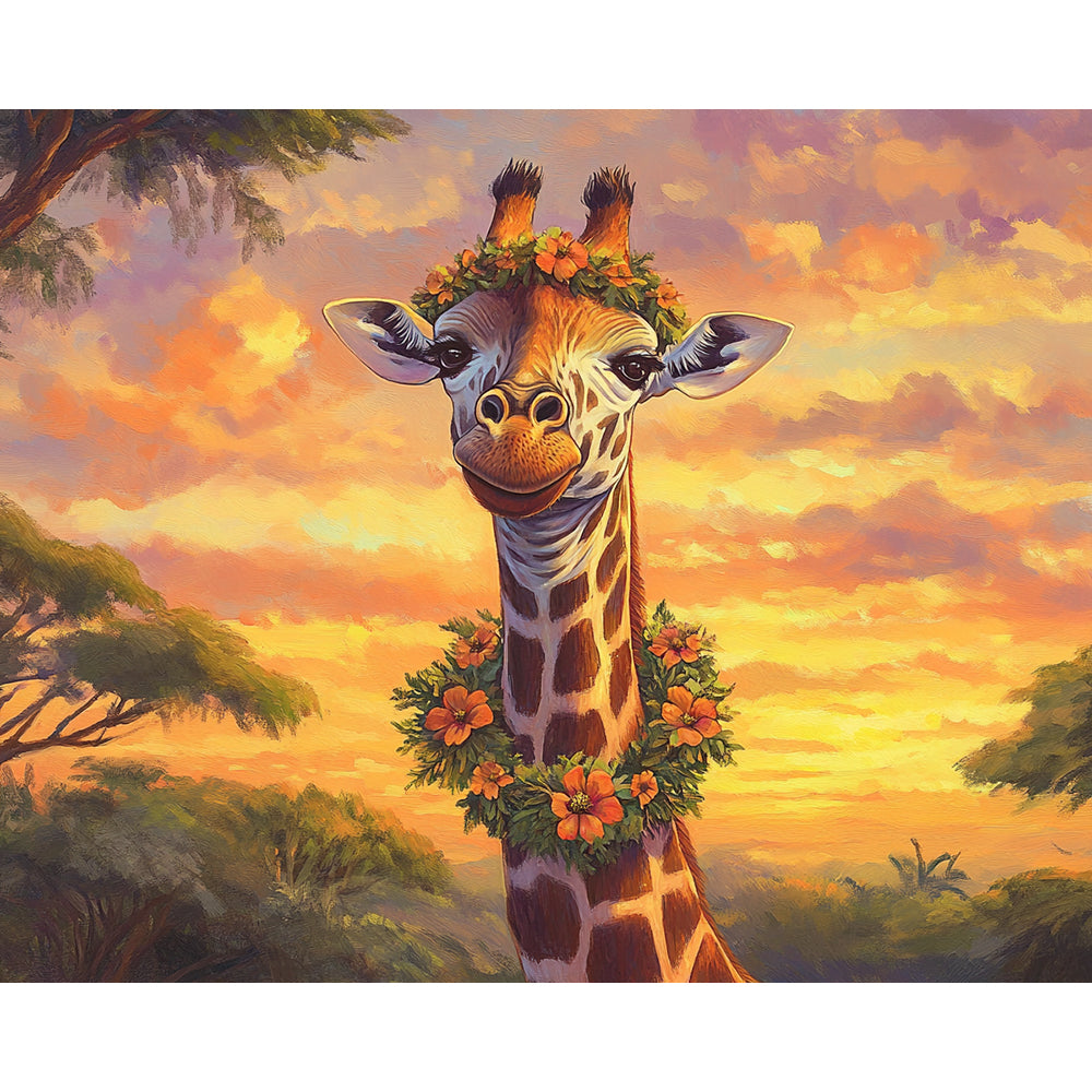 Giraffe Painting By Number 2