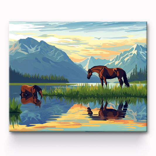 Horse Painting By Number 1