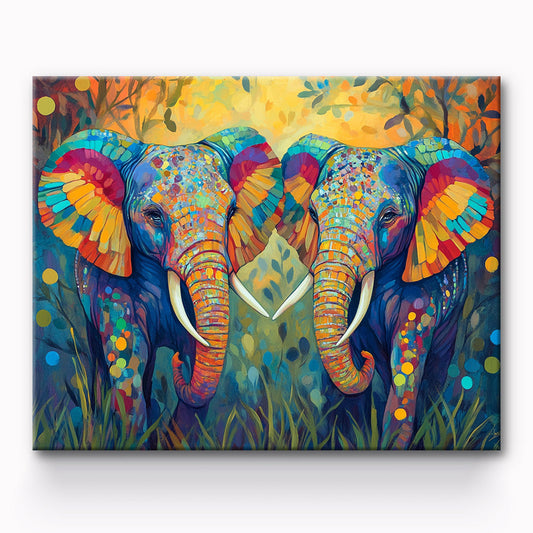 Elephant Painting By Number 1