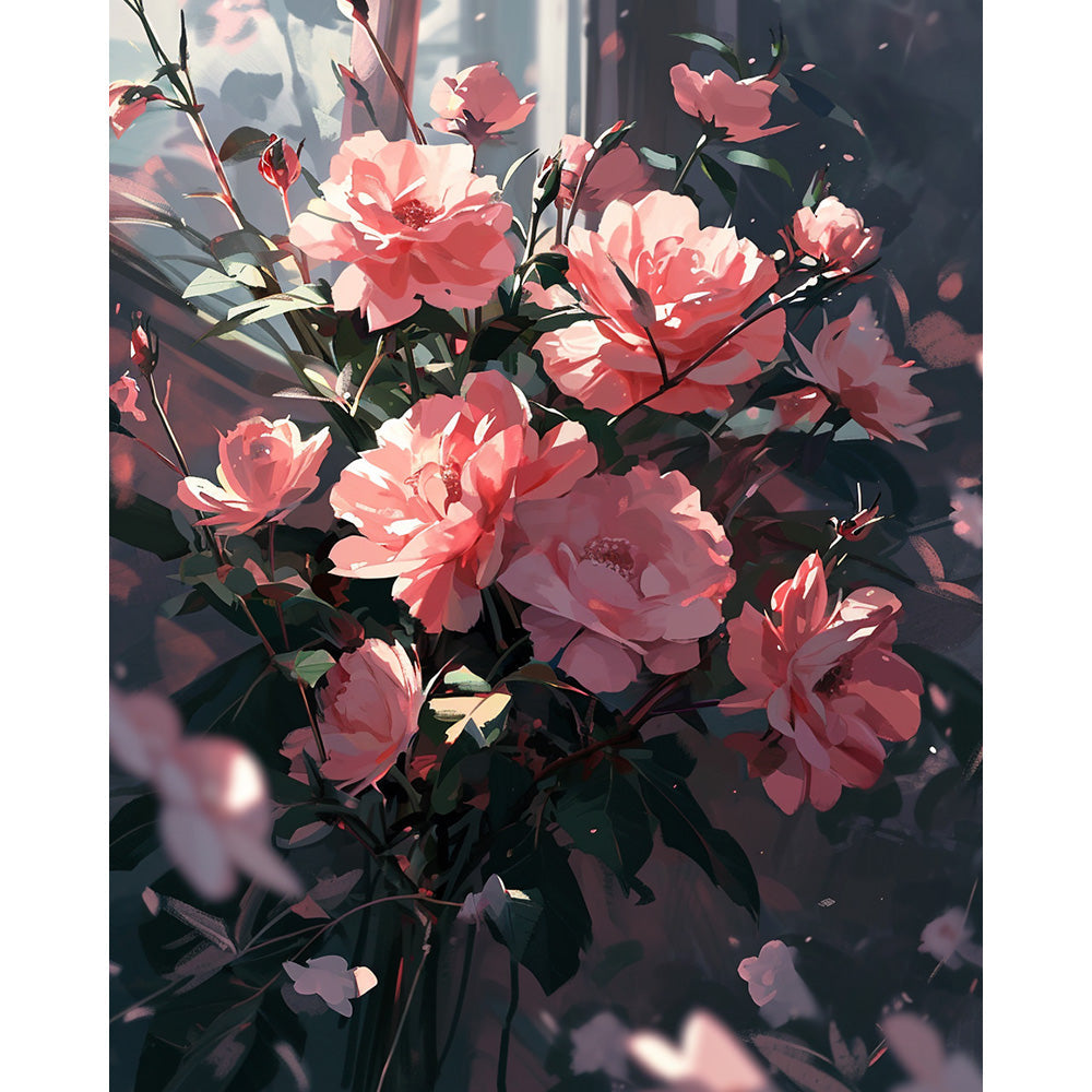 Flower Painting By Number 2