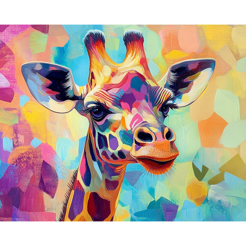 Giraffe Painting By Number 2