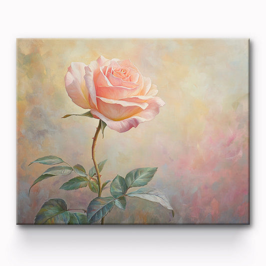 Rose Flower Painting By Number 1