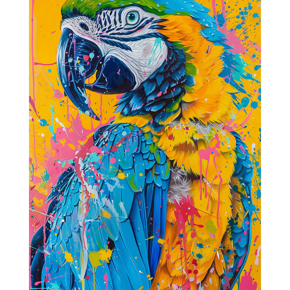 Parakeet Painting By Number 2
