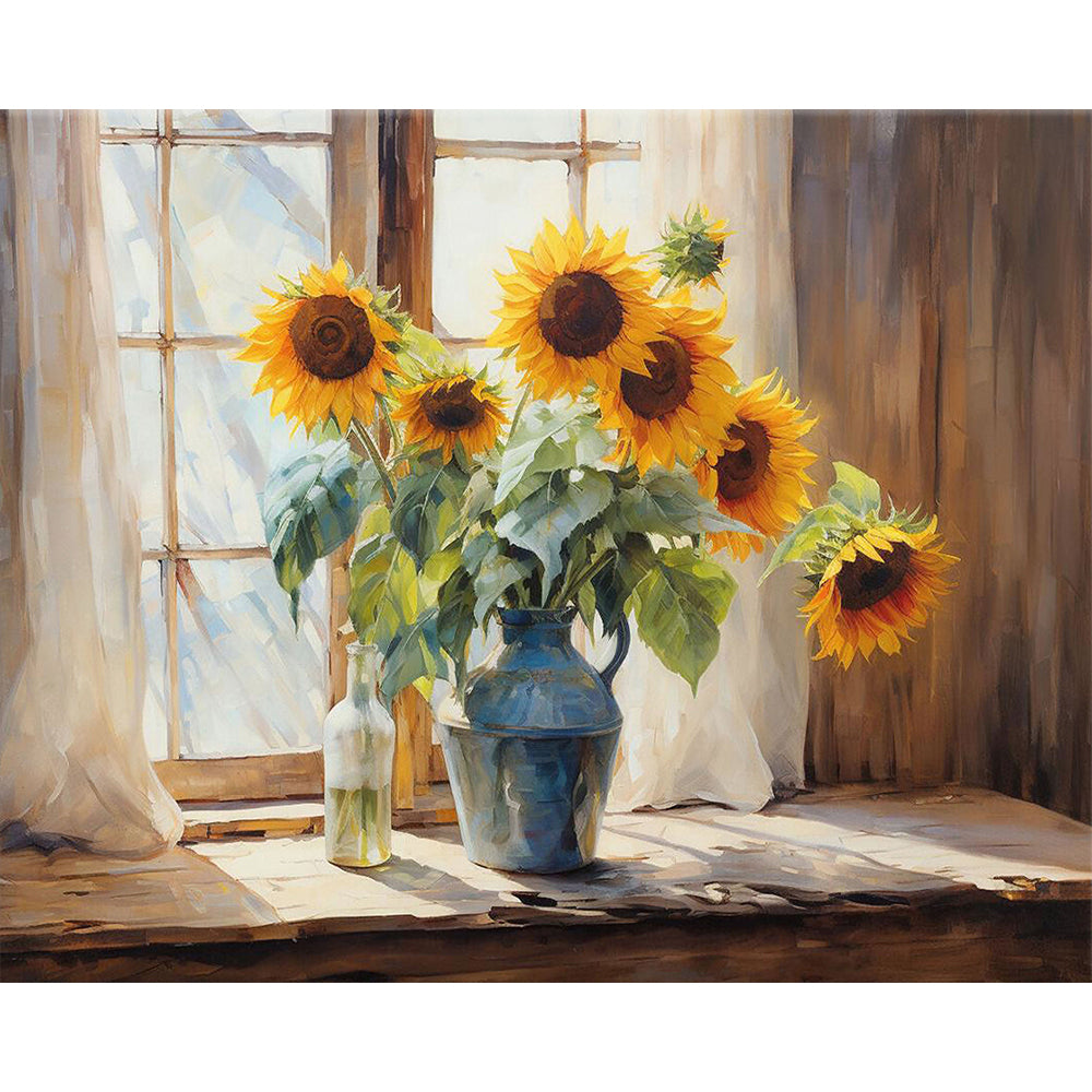 Sunflower Painting By Number 2