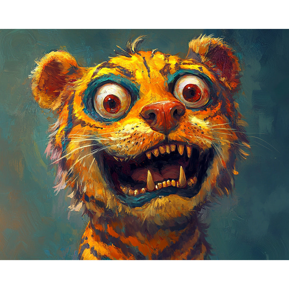 Tiger Portrait Painting By Number 2