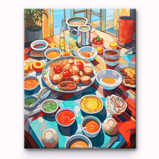 Food Painting By Number 1
