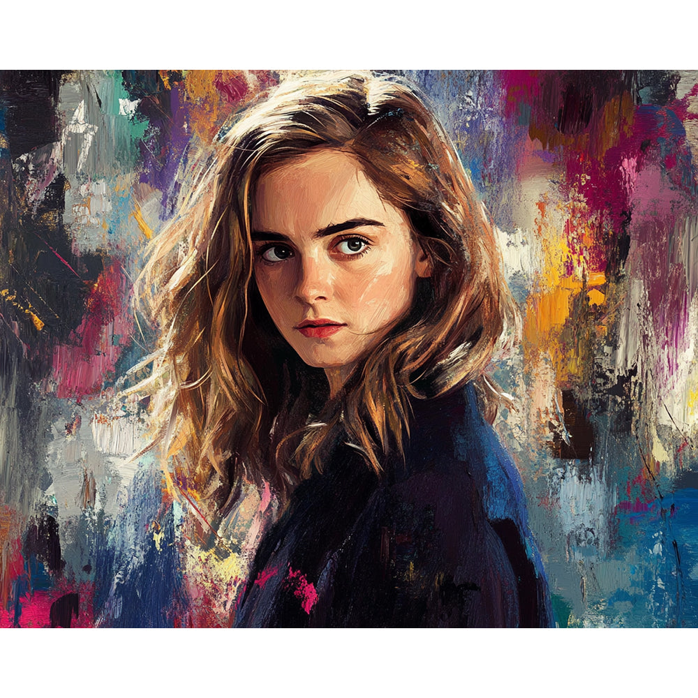 Beautiful Girl Painting By Number 2