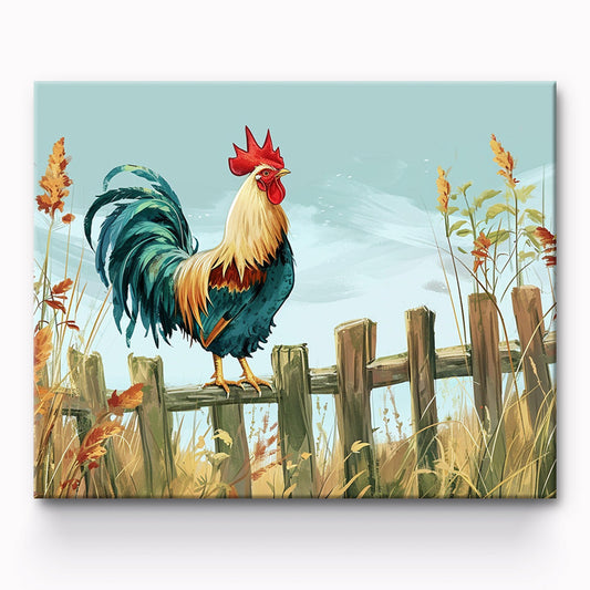 Chickens Painting By Number 1