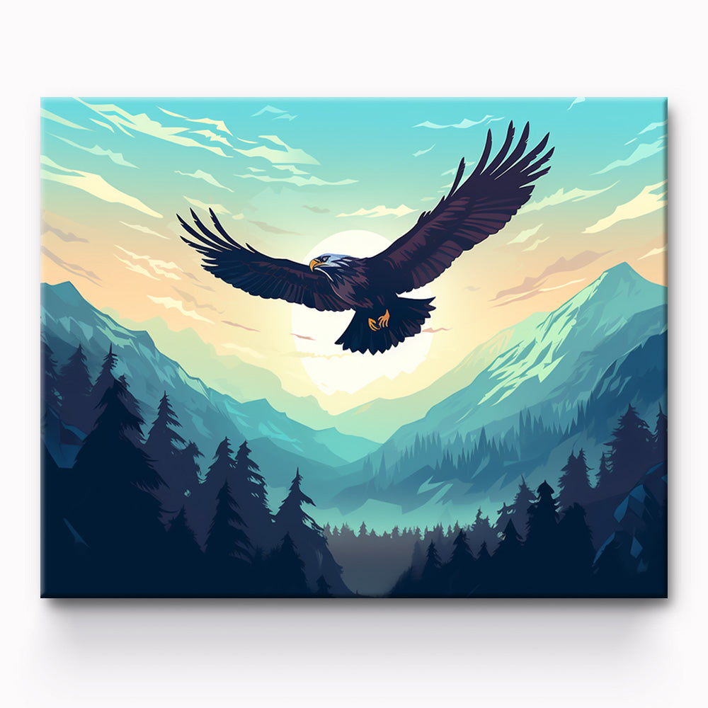 Eagle Painting By Number 1
