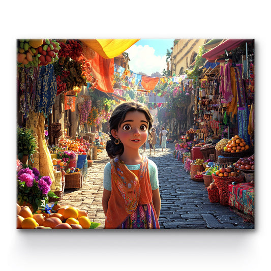 Disney Girl Painting By Number 1