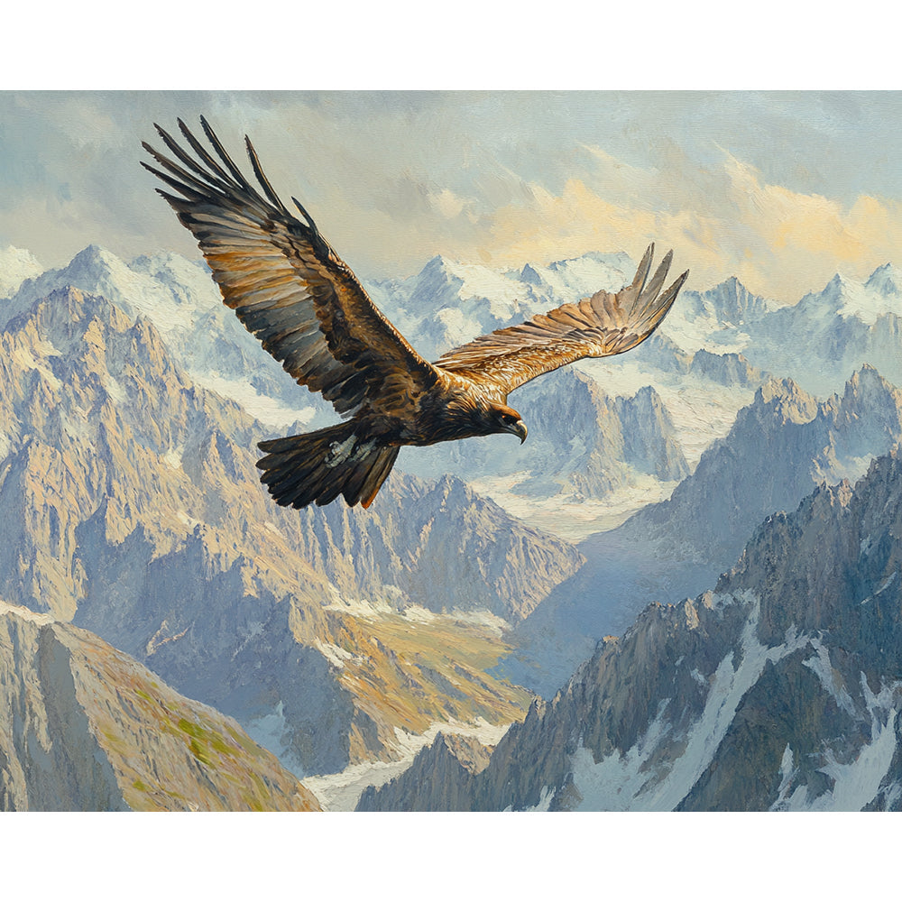 Flying Eagle Painting By Number 2