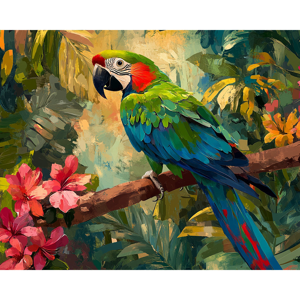 Parrot Painting By Number 2
